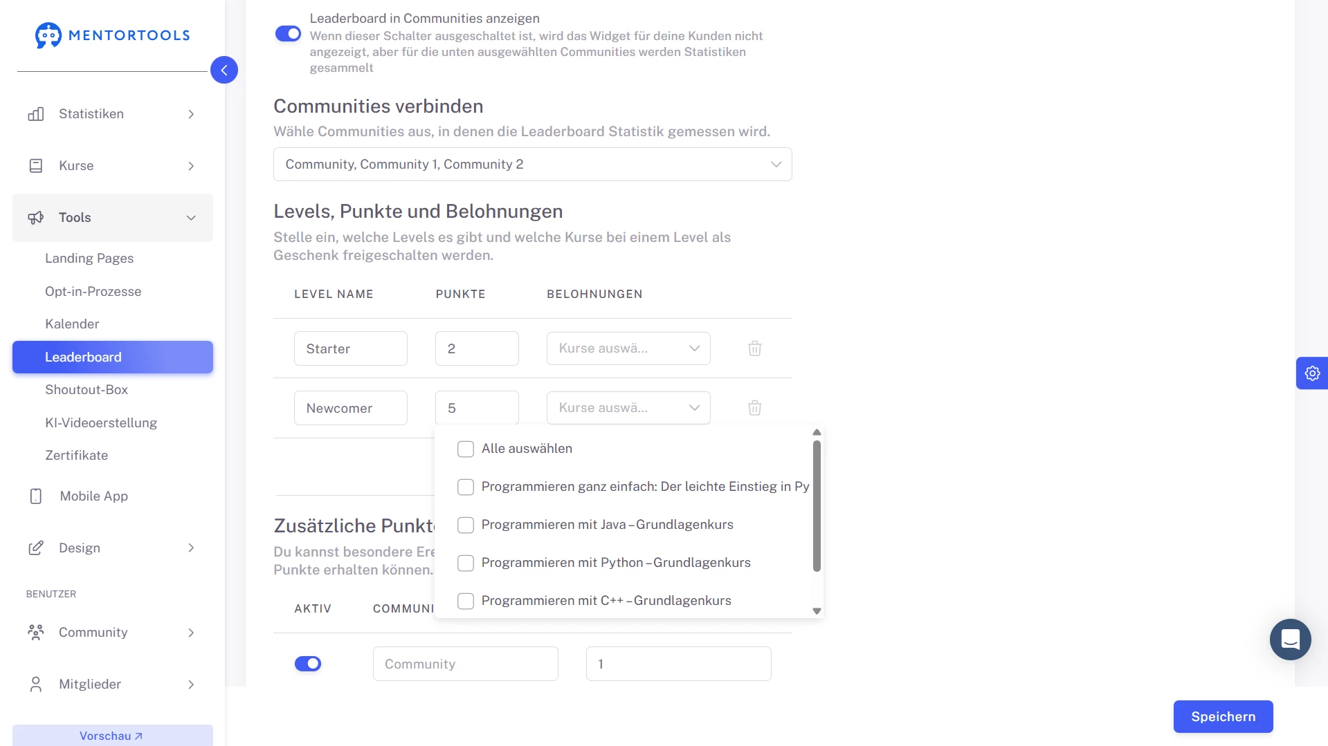 Levels and Incentives
